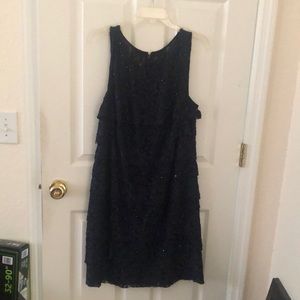 Party dress size 16 color dark blue